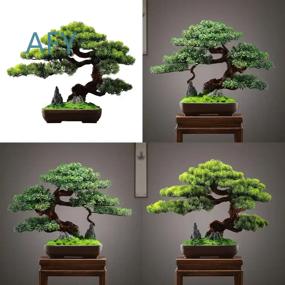 Bonsai Garden Entrance - Искусственное сосновое бонсай для домашнего декора: