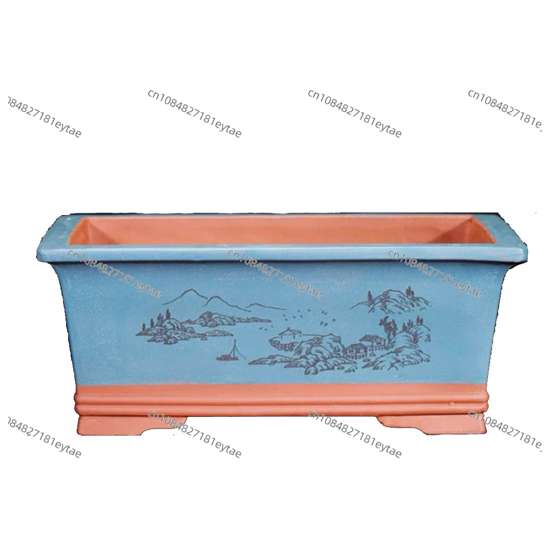 Training Pot Ceramic - Высококачественный неглазурованный большой горшок для бонсай,