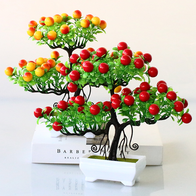 Bonsai Garden Sushi - Искусственные растения бонсай, маленькое дерево, горшок,