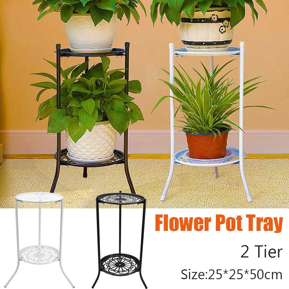 Bonsai Garden Display Stands - 2-уровневый элегантный цветочный дисплей, балкон, сад,