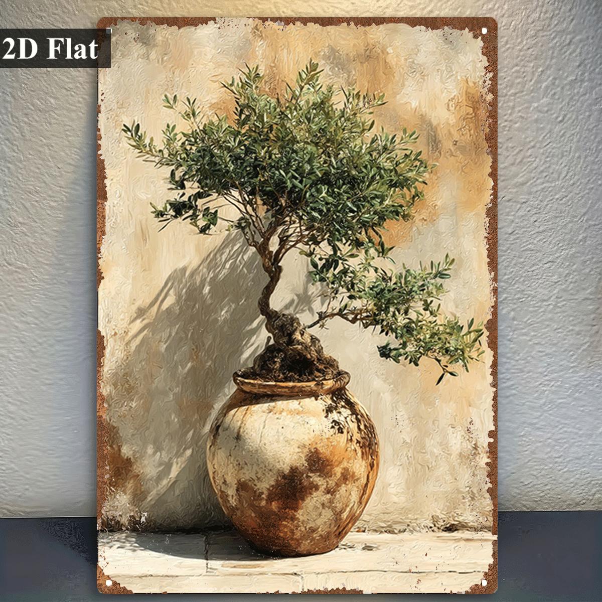 Винтажная металлическая таблич – обзор и цена Bonsai Garden Wall