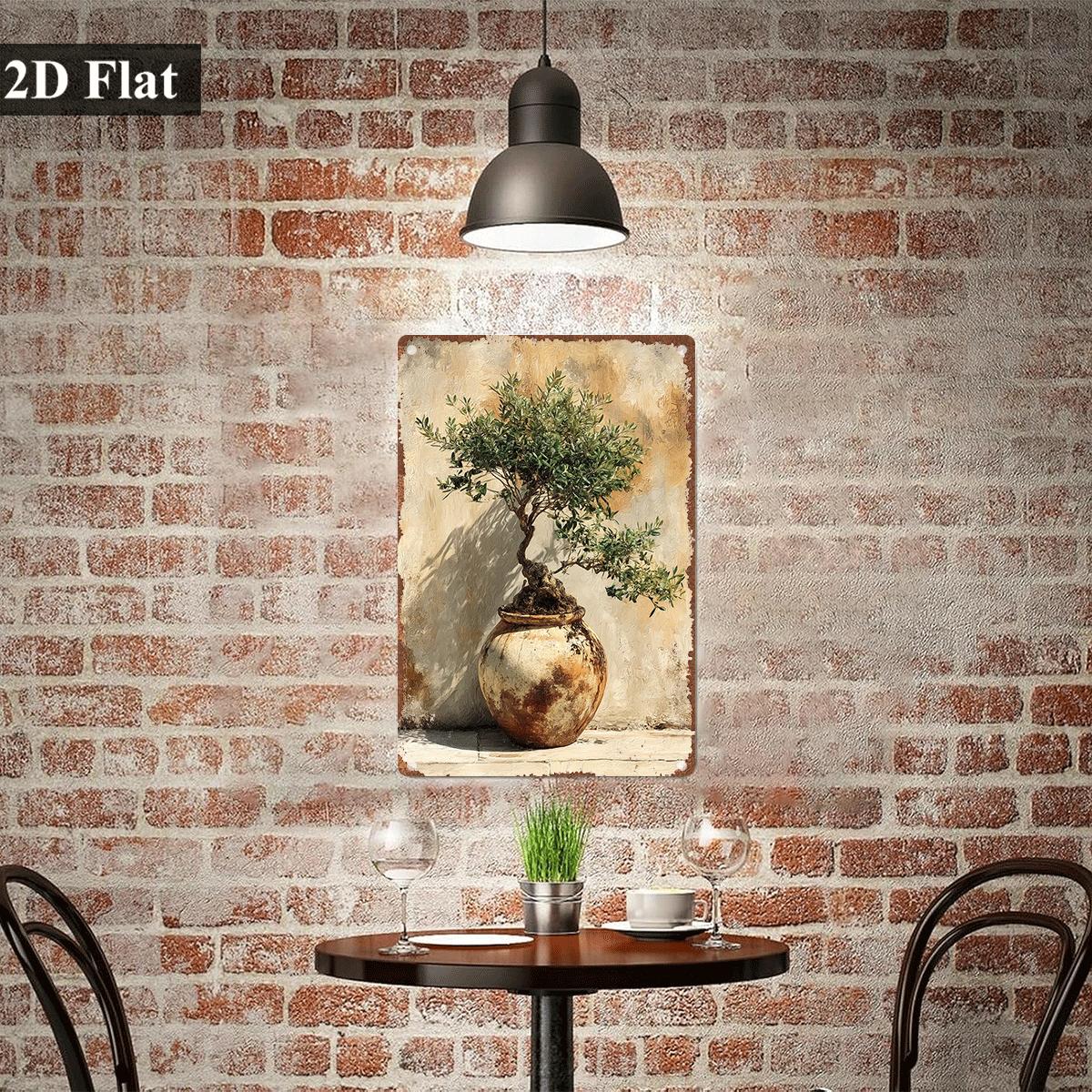 Винтажная металлическая таблич – обзор и цена Bonsai Garden Wall