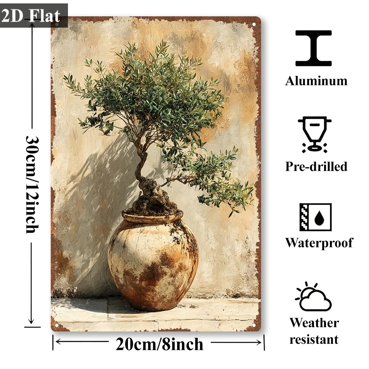 Винтажная металлическая таблич – обзор и цена Bonsai Garden Wall