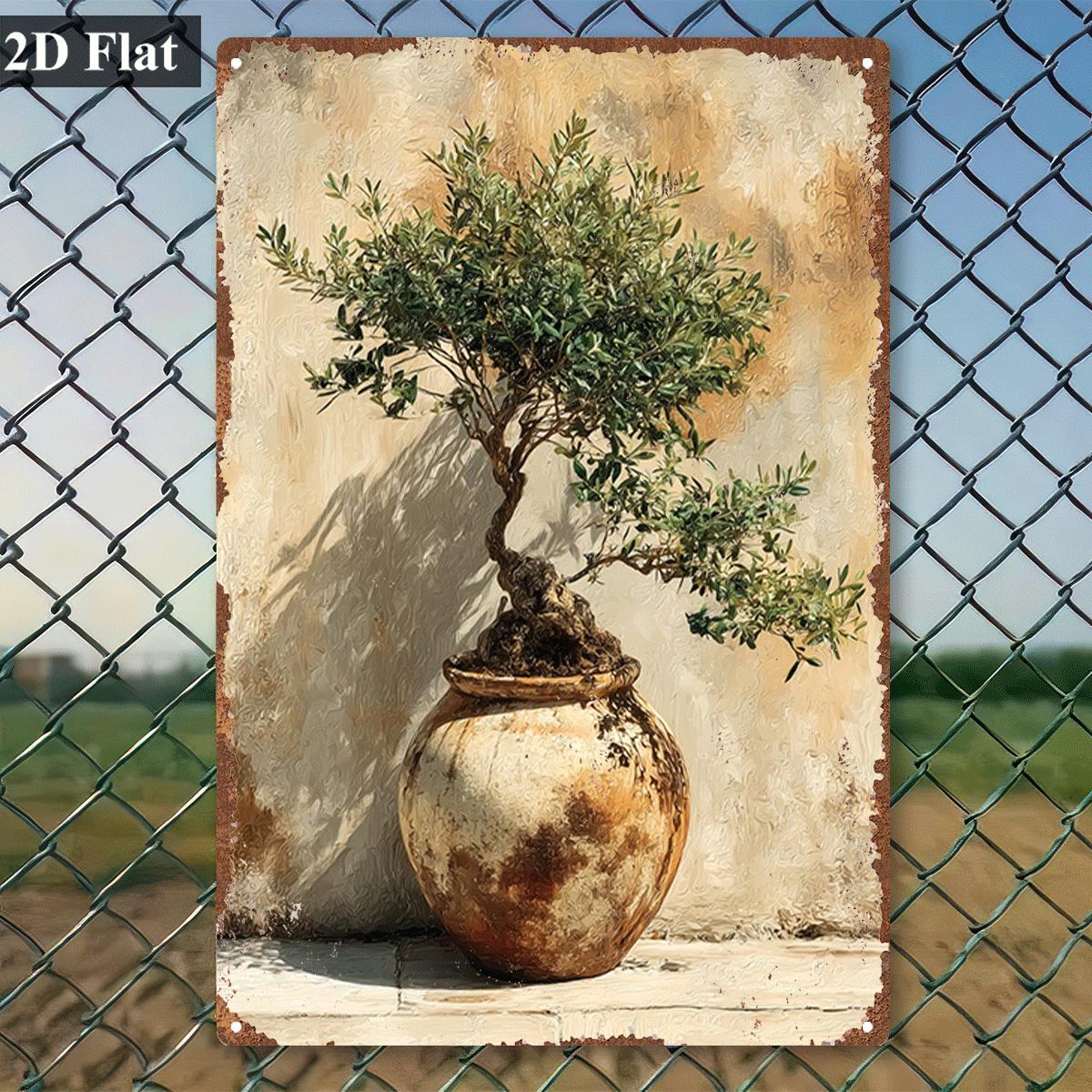 Винтажная металлическая таблич – обзор и цена Bonsai Garden Wall