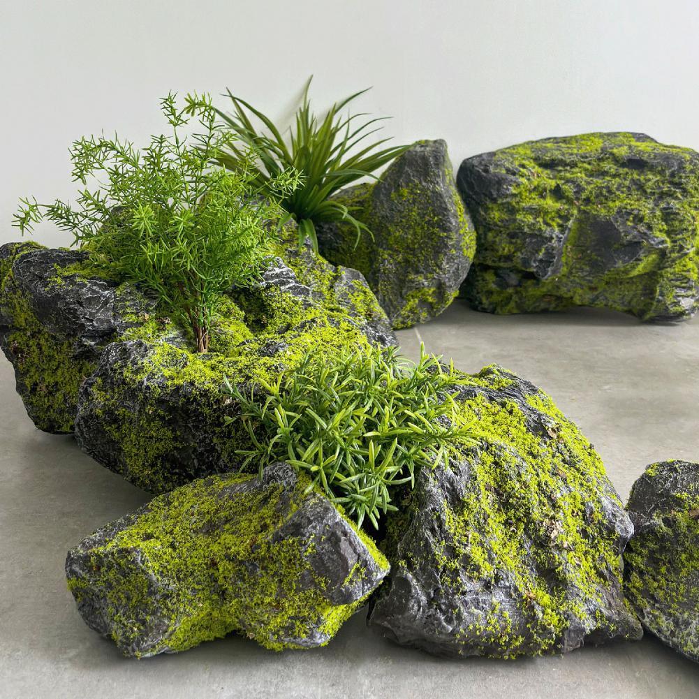Искусственные камни из мха для – обзор и цена Bonsai Garden With Pond