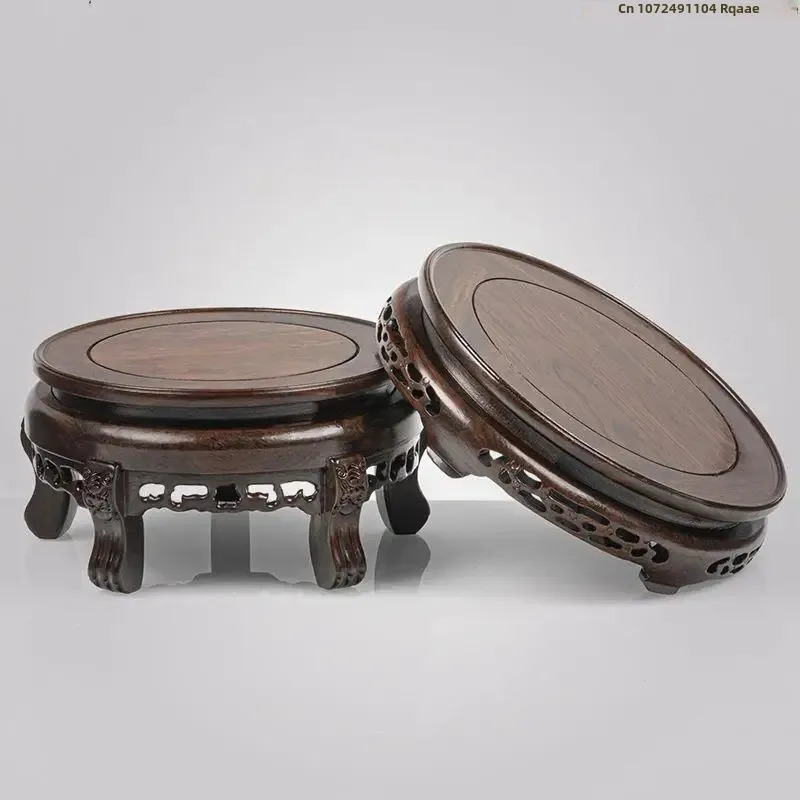 Круглый стол из черного дерева – обзор и цена Bonsai Garden Display Stands