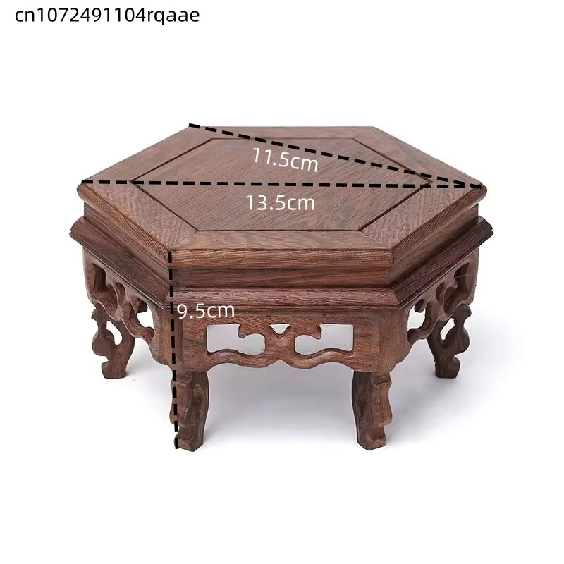 Деревянная шестиугольная подст – обзор и цена Bonsai Garden Display Stands