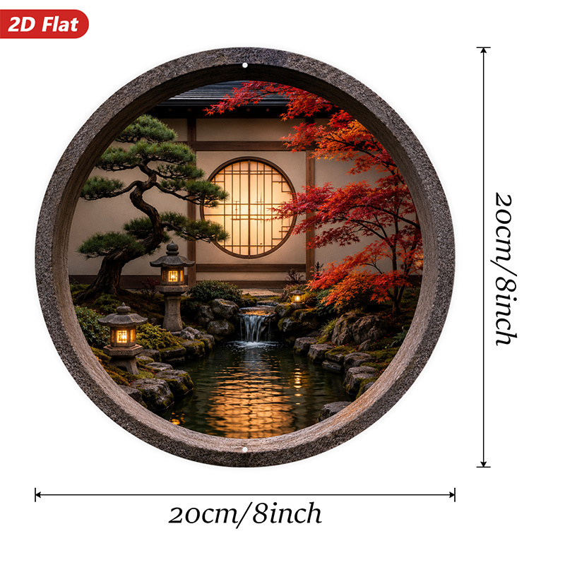 2D плоская, 1 шт. круглая мета – обзор и цена Bonsai Garden Wall